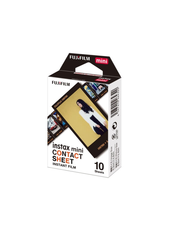 إنستاكس FUJIFILM Instax mini Contact Sheet Film {10 Exposures} - Image 1